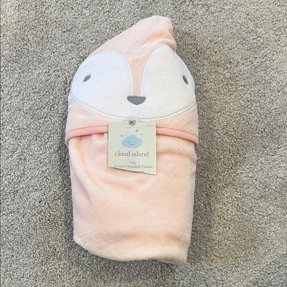 Cloud Island Fox Infant Hooded Towel